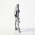 Mô hình 3D cô gái tập gym thể thao - Gym Girl Fitness Figurine - Thumbnail 3