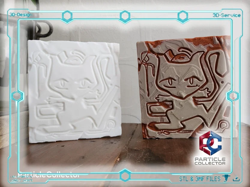Đế lót ly Ancient Mew Tablet - Image 1
