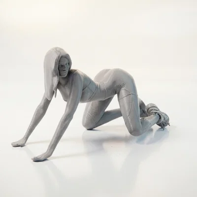 Mô hình 3D Cô gái thể hình (Fitness Woman Figurine) - Sắc nét và chi tiết