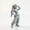 Mô hình tượng cô gái tập Gym - Phụ nữ khỏe khoắn in 3D - Thumbnail 2