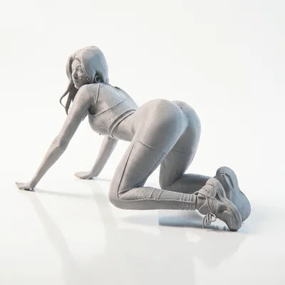 Mô hình 3D Cô gái thể hình (Fitness Woman Figurine) - Sắc nét và chi tiết