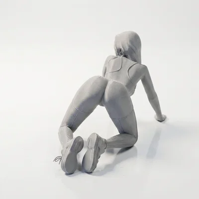 Mô hình 3D Cô gái thể hình (Fitness Woman Figurine) - Sắc nét và chi tiết