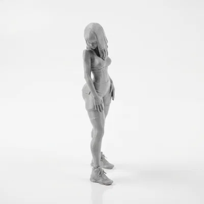 Mô hình tượng 3D nữ vận động viên Athletic Woman