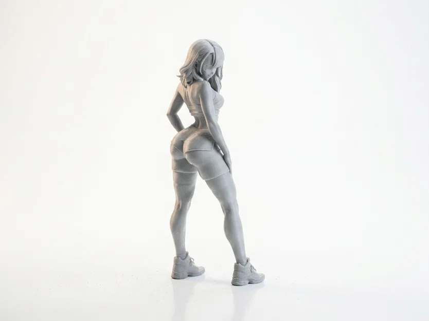 Mô hình tượng 3D nữ vận động viên Athletic Woman - Image 2