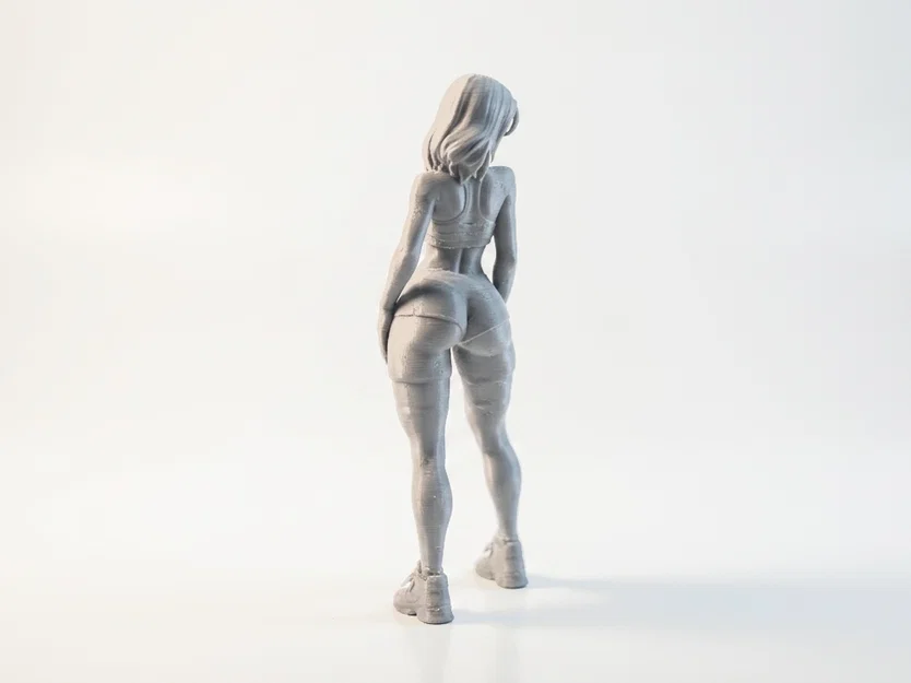 Mô hình tượng 3D nữ vận động viên Athletic Woman - Image 3