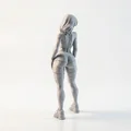 Mô hình tượng 3D nữ vận động viên Athletic Woman - Thumbnail 3