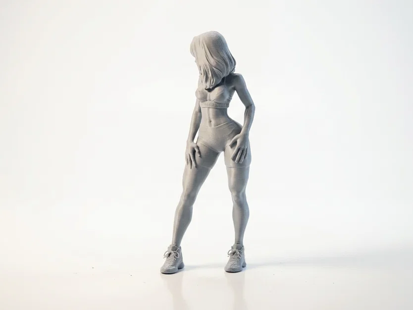 Mô hình tượng 3D nữ vận động viên Athletic Woman - Image 4