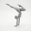 Mô hình 3D Nữ Vận động viên Thể dục trồng chuối - Thumbnail 1