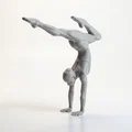 Mô hình 3D Nữ Vận động viên Thể dục trồng chuối - Thumbnail 2