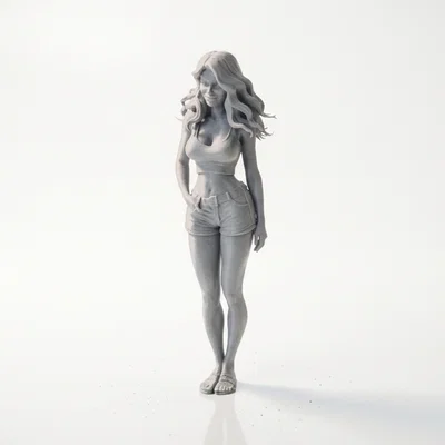 Mô hình cô nàng thể hình (Gym Girl) - File in 3D
