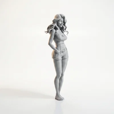 Mô hình cô nàng thể hình (Gym Girl) - File in 3D