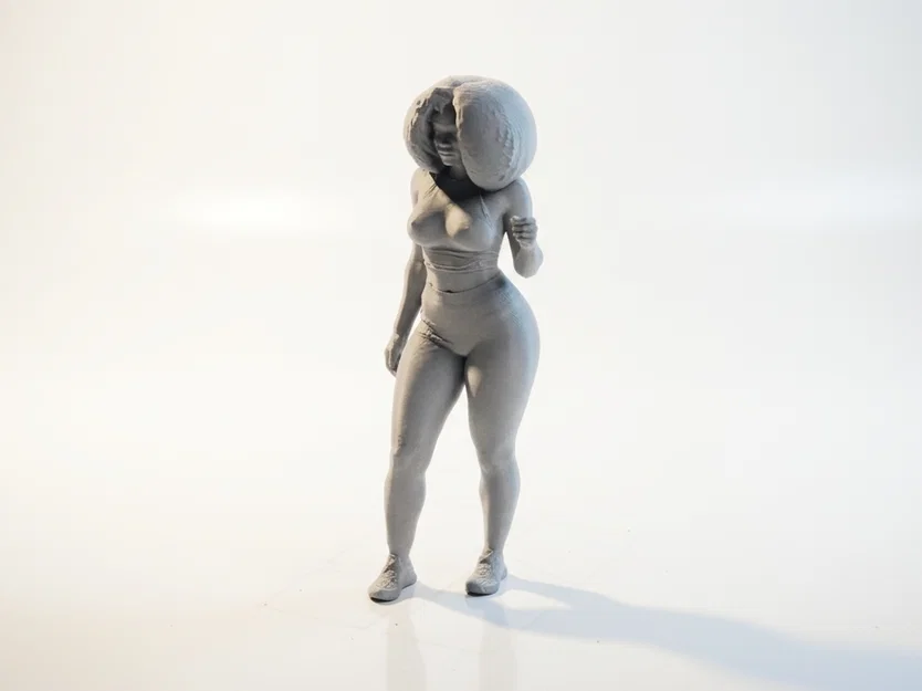 Mô hình 3D Nữ Vận Động Viên Thể Thao In Ấn - Image 1