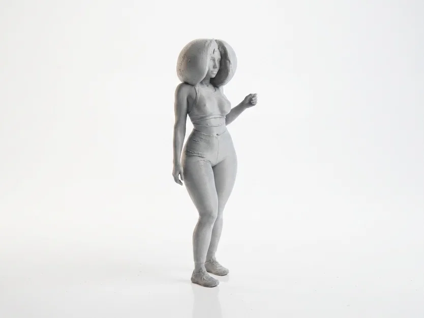 Mô hình 3D Nữ Vận Động Viên Thể Thao In Ấn - Image 2