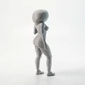 Mô hình 3D Nữ Vận Động Viên Thể Thao In Ấn - Thumbnail 3