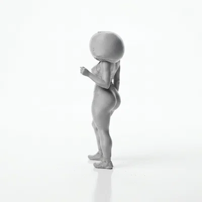 Mô hình 3D Nữ Vận Động Viên Thể Thao In Ấn
