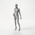 Mô hình tượng nữ nhân vật búi tóc sang trọng - File in 3D - Thumbnail 1