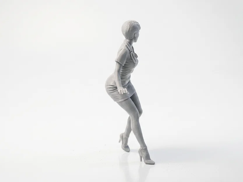 Mô hình tượng y tá vui vẻ - Mẫu in 3D chuyên nghiệp cho ngành y - Image 3