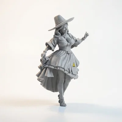 Mô hình 3D Quý cô Victorian thanh lịch (STL printable)