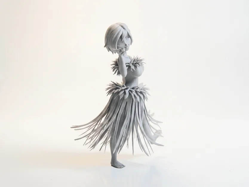 Mô hình 3D cô vũ công Hawaii (Hawaiian Dancer Figurine) in được - Image 2