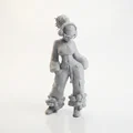 Mô hình tượng cô gái đeo tai nghe - Tệp in 3D phong cách hiện đại - Thumbnail 1