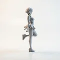 Mô hình Anime cô gái đeo tai nghe - Tệp in 3D - Thumbnail 2