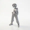 Mô hình 3D Cô gái đeo tai nghe - Nhân vật nữ phong cách Street Style - Thumbnail 1
