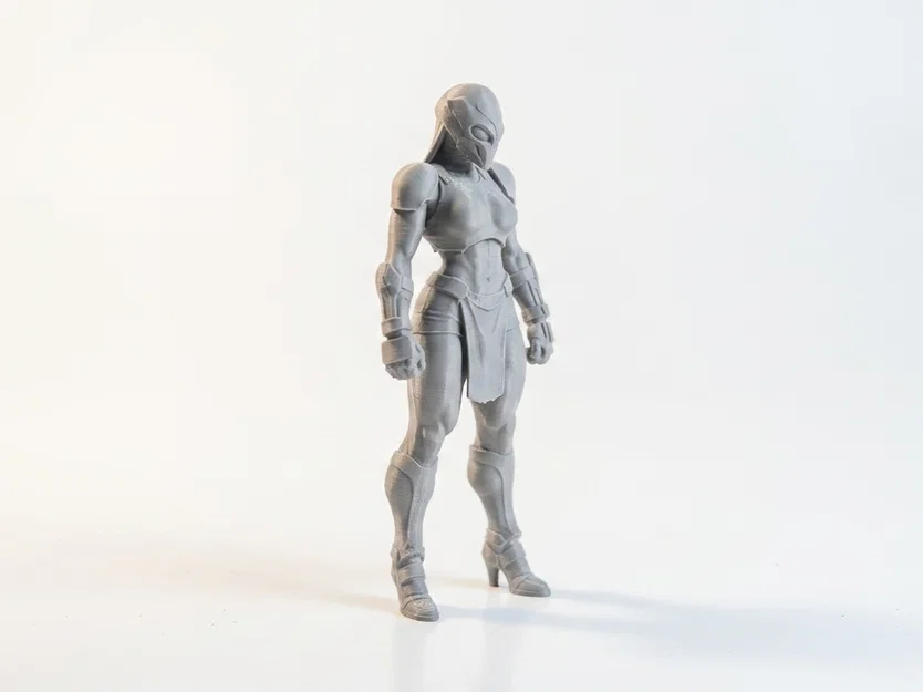 Mô hình 3D Nữ Chiến Binh Bọc Giáp - File in 3D STL - Image 2