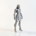 Mô hình 3D Nữ Chiến Binh Bọc Giáp - File in 3D STL - Thumbnail 2