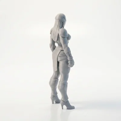 Mô hình 3D Nữ Chiến Binh Bọc Giáp - File in 3D STL