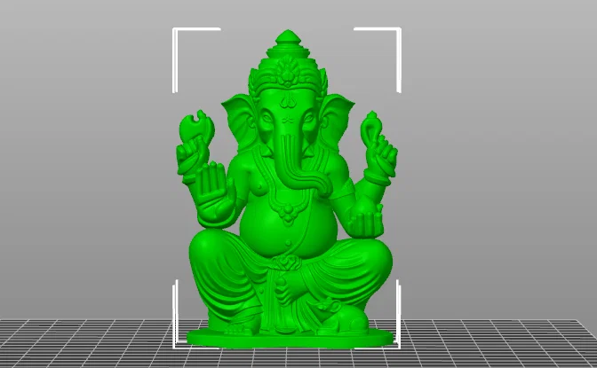 Tượng Thần Ganesha 3D: Mẫu in nghệ thuật đầy tinh xảo - Image 2