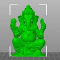 Tượng Thần Ganesha 3D: Mẫu in nghệ thuật đầy tinh xảo - Thumbnail 2