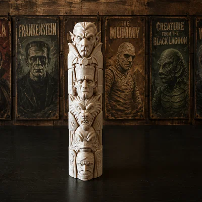 Nightmare Pantheon Totem - Cột vật tổ huyền thoại kinh dị