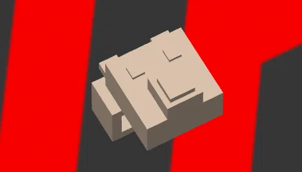 Mô hình đầu chó Minecraft tương thích Lego (Minecraft Lego Dog Head Remix) - Image 1
