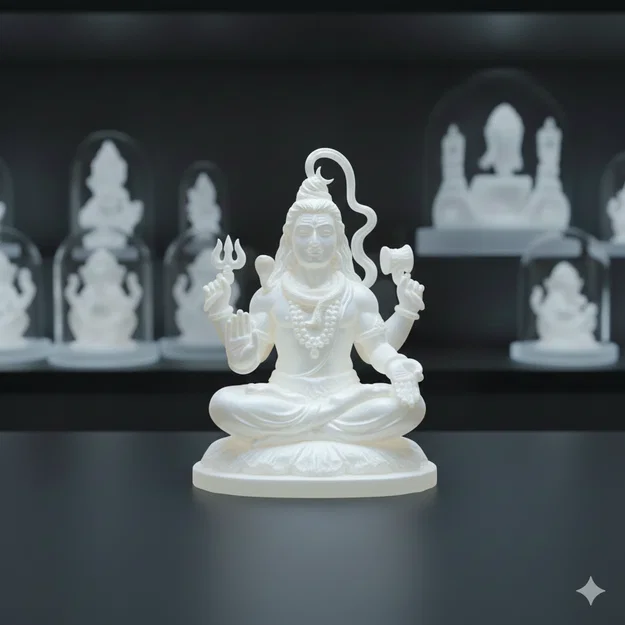 Mô hình 3D Lord Shiva tinh xảo - Tượng thần Shiva trang trí độc đáo - Image 1