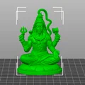 Mô hình 3D Lord Shiva tinh xảo - Tượng thần Shiva trang trí độc đáo - Thumbnail 2