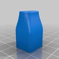 Nắp bảo vệ đầu nối nguồn DC 5.5x2.1mm in 3D gọn gàng - Thumbnail 1