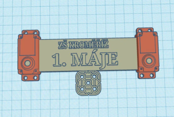 Cản trước 3D cho robot VEX IQ (Nárazník VEX) - Image 1