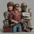 Mô hình 3D Diorama They Live 1988 - Sắc nét và chân thực - Thumbnail 1