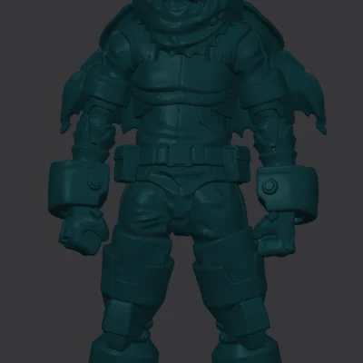 Deku – Mô hình 3D Izuku Midoriya từ My Hero Academia