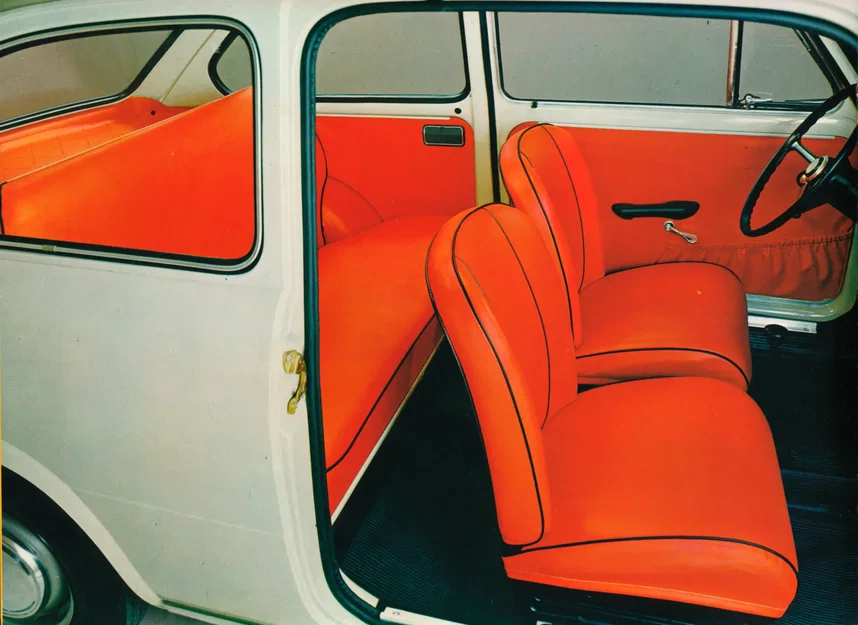 Mô hình xe cổ Fiat 850 đời 1964 - Tệp in 3D chi tiết cho người đam mê - Image 4