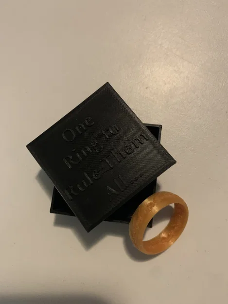 Hộp đựng nhẫn The One Ring - Món quà cho fan Chúa tể những chiếc nhẫn - Image 1