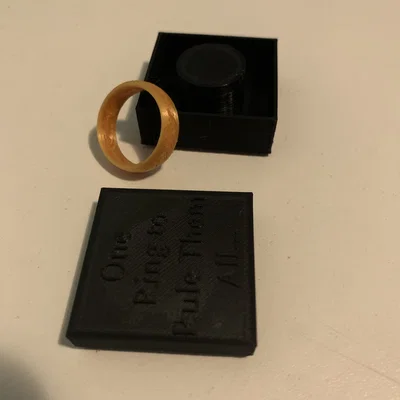 Hộp đựng nhẫn The One Ring - Món quà cho fan Chúa tể những chiếc nhẫn