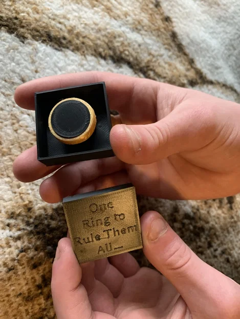 Hộp đựng nhẫn The One Ring - Món quà cho fan Chúa tể những chiếc nhẫn - Image 3