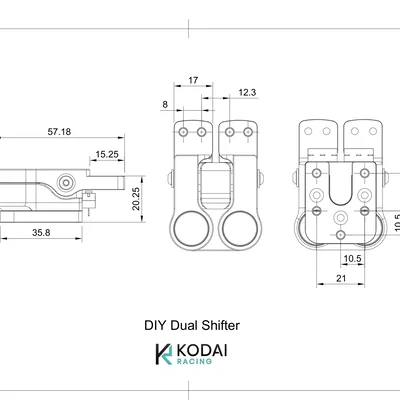 Bộ sang số kép KODAI Dual Shifter