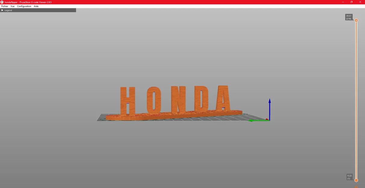 Mô hình trang trí xoay chữ HONDA POWAA 3D độc đáo - Image 1