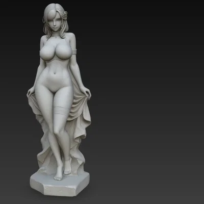 Mô hình tượng nữ nhân vật Anime (Anime Girl) file in 3D đẹp