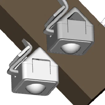 Giá đỡ dải đèn LED linh hoạt (Modular LED Strip Mount) in 3D