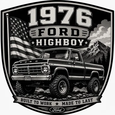 Nắp đậy đầu kéo 1976 Ford Highboy