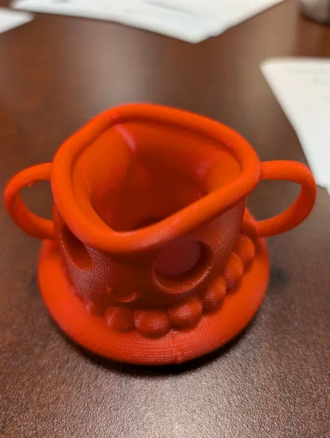 Mẫu in 3D cốc đựng bút Silly Cup trang trí bàn làm việc - Image 1