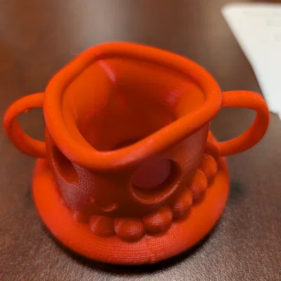 Mẫu in 3D cốc đựng bút Silly Cup trang trí bàn làm việc